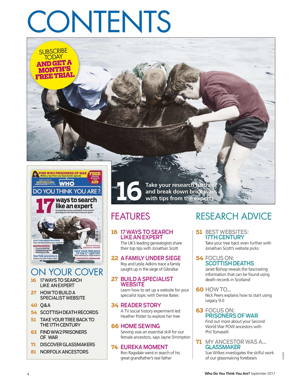 Who Do You Think You Are? Preview Pages