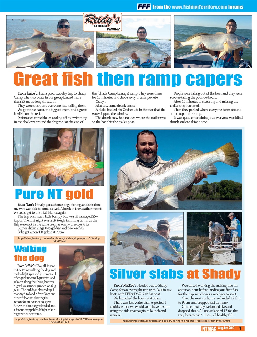 North Australian Fishing and Outdoors Magazine Preview Pages