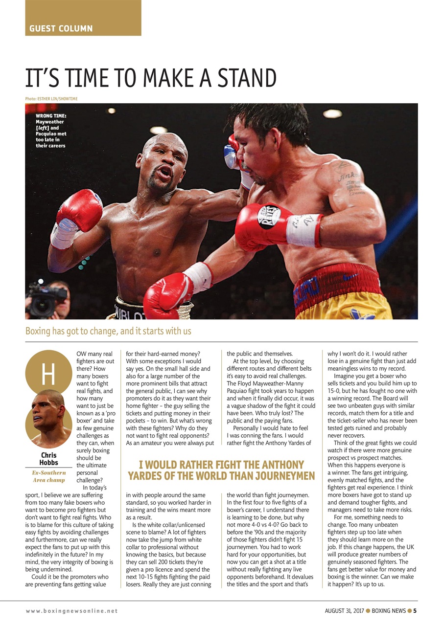 Boxing News Preview Pages