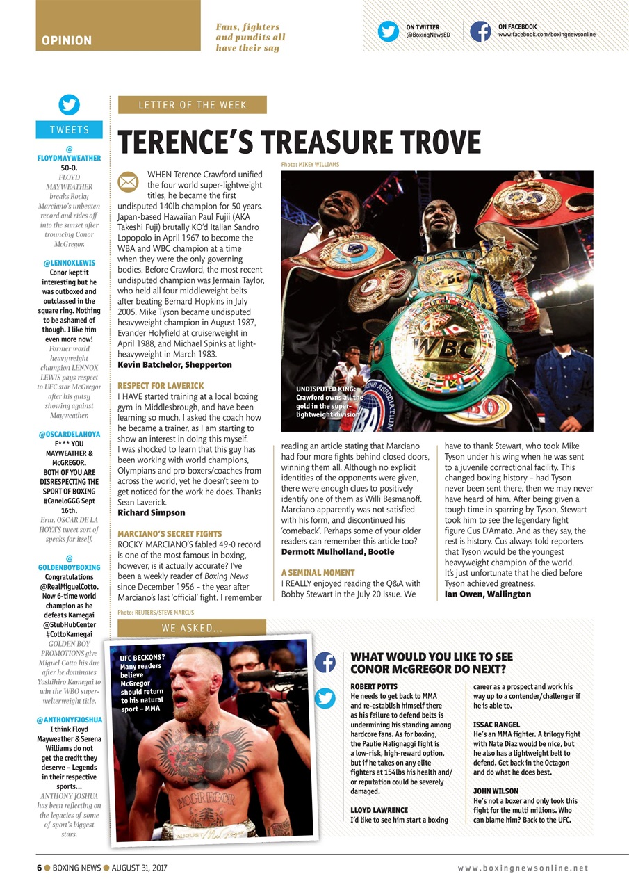 Boxing News Preview Pages