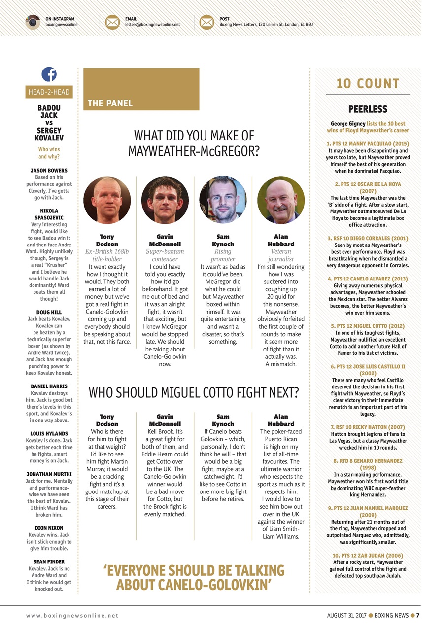 Boxing News Preview Pages