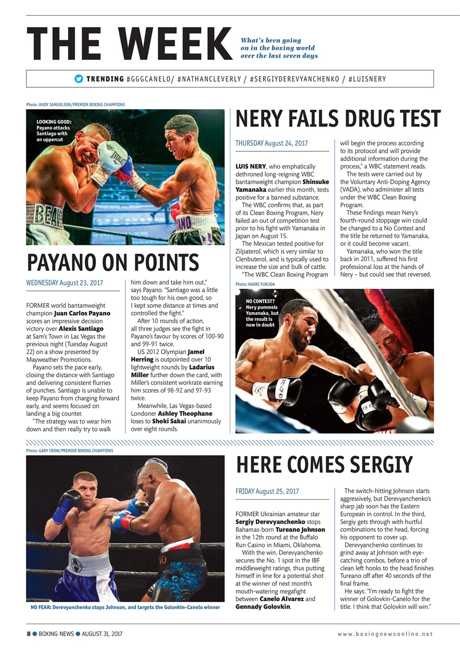 Boxing News Preview Pages