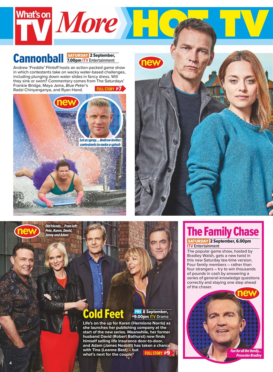 What's on TV Preview Pages