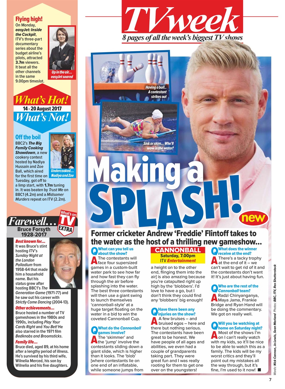 What's on TV Preview Pages