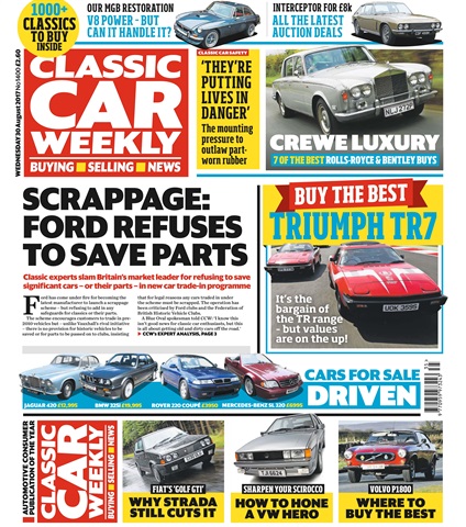 Classic Car Weekly issue 30th August 2017