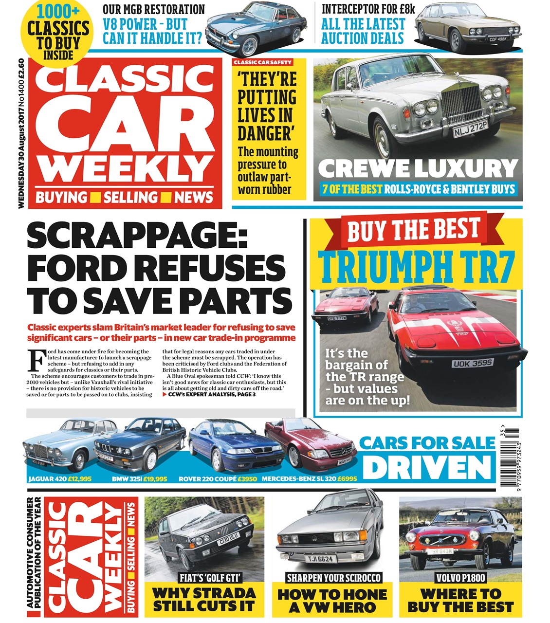 Classic Car Weekly Preview Pages
