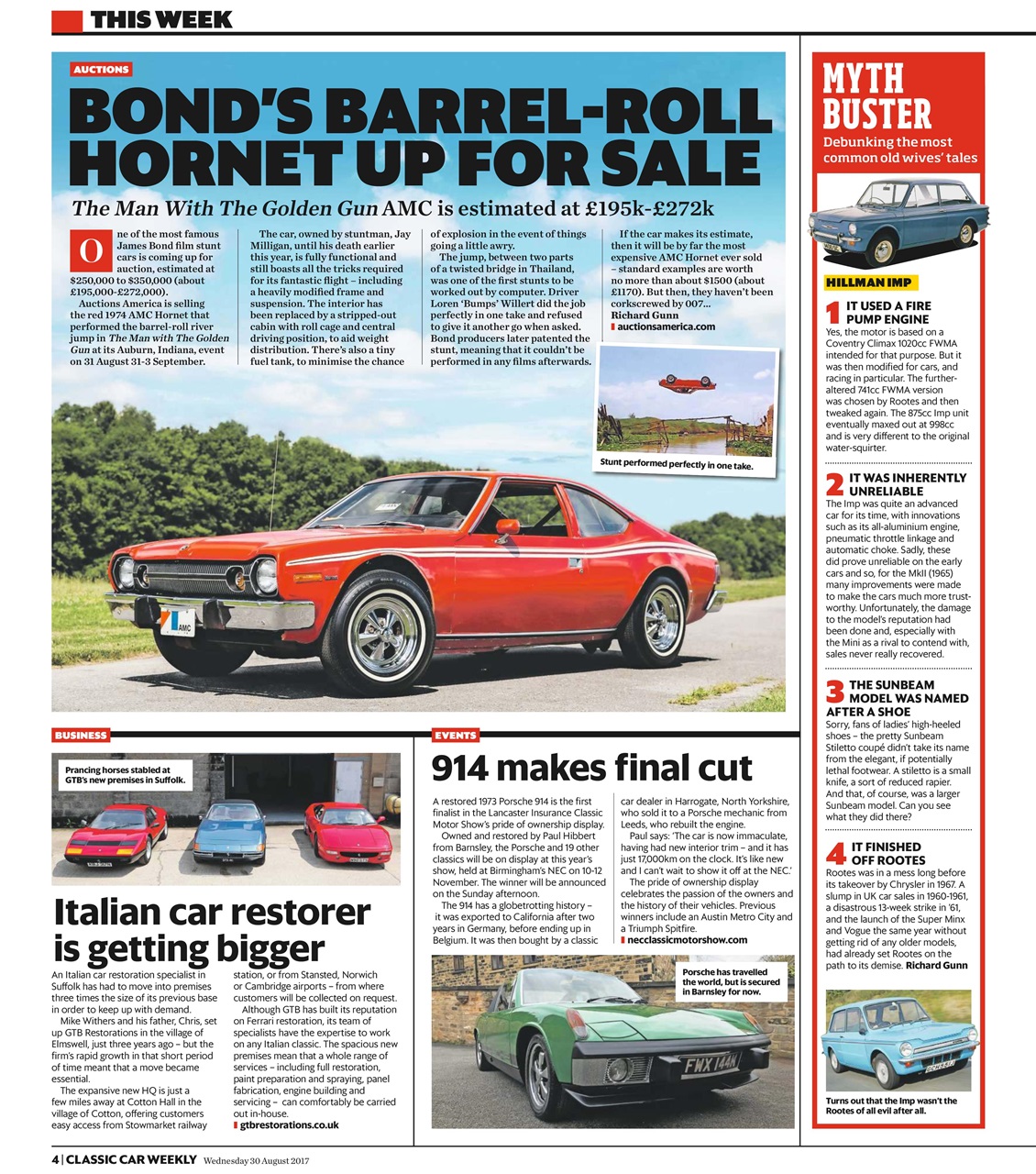Classic Car Weekly Preview Pages