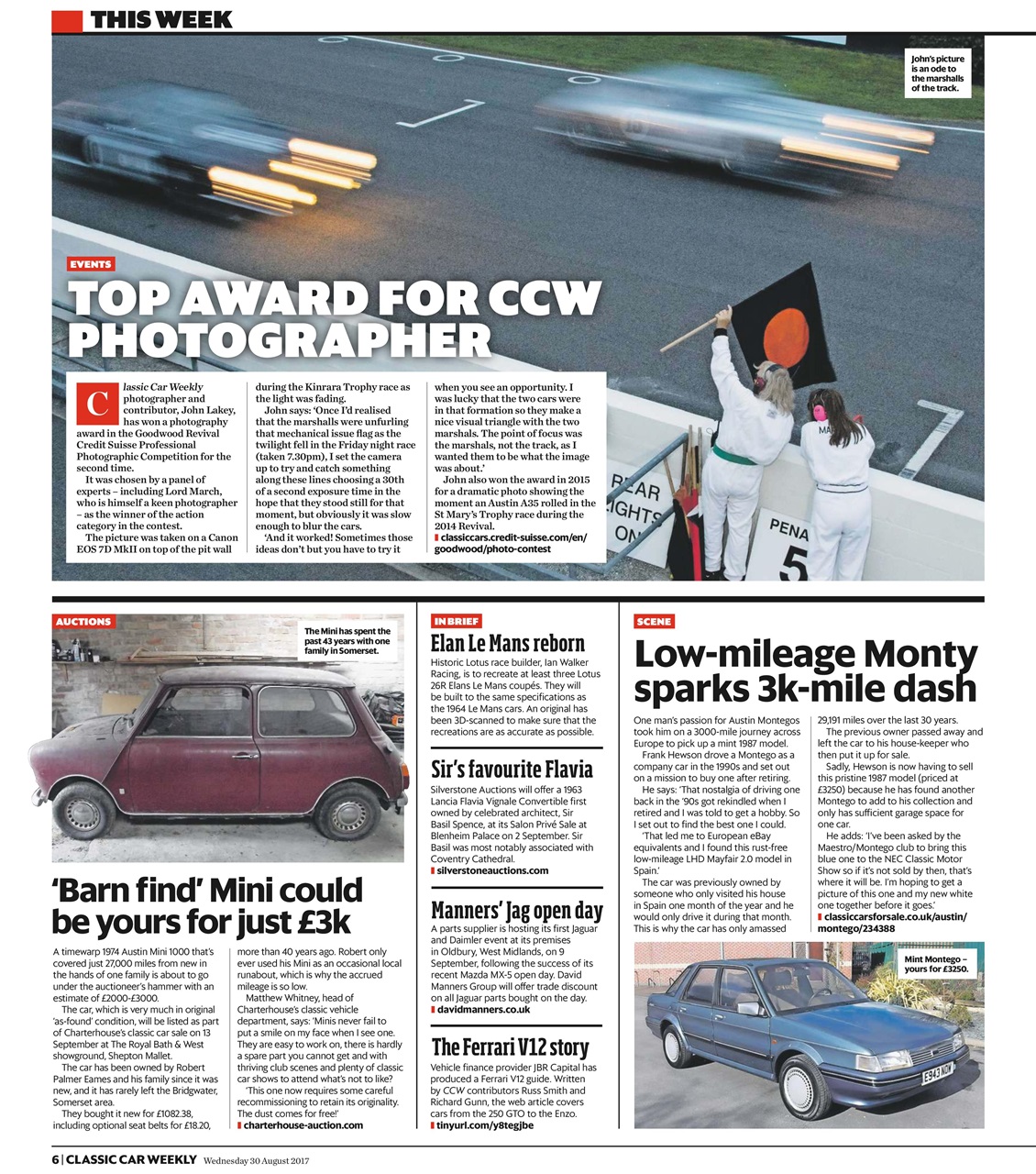 Classic Car Weekly Preview Pages