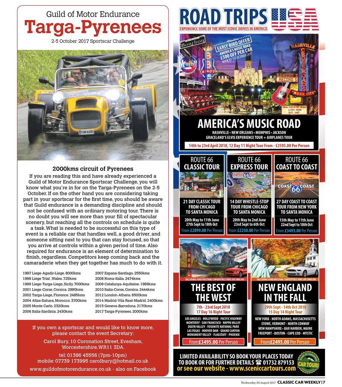 Classic Car Weekly Preview Pages