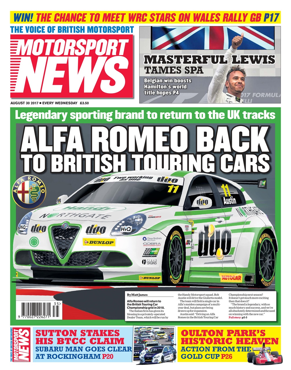 Motorsport News Preview Pages