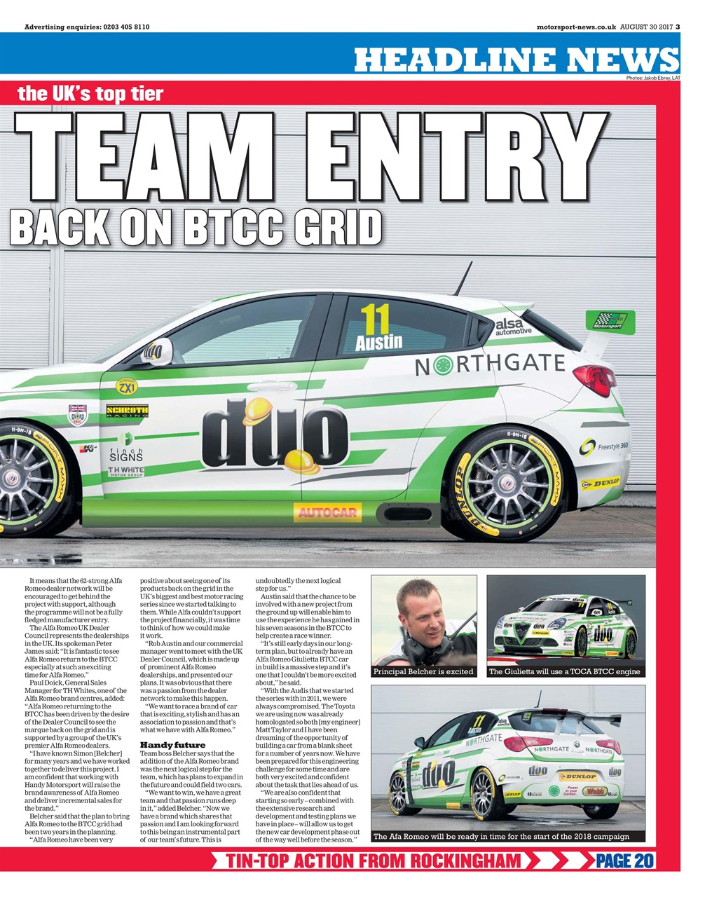 Motorsport News Preview Pages