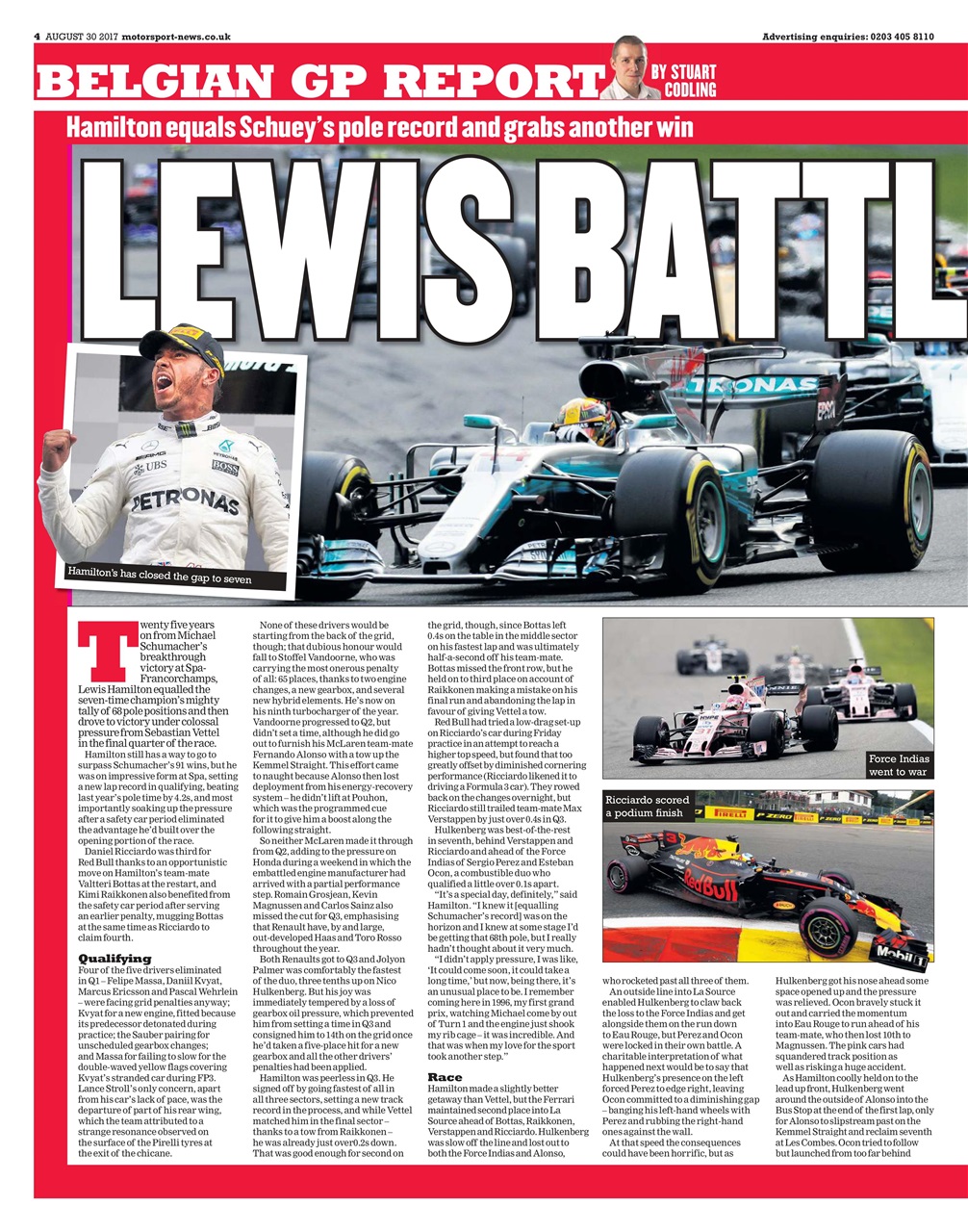 Motorsport News Preview Pages