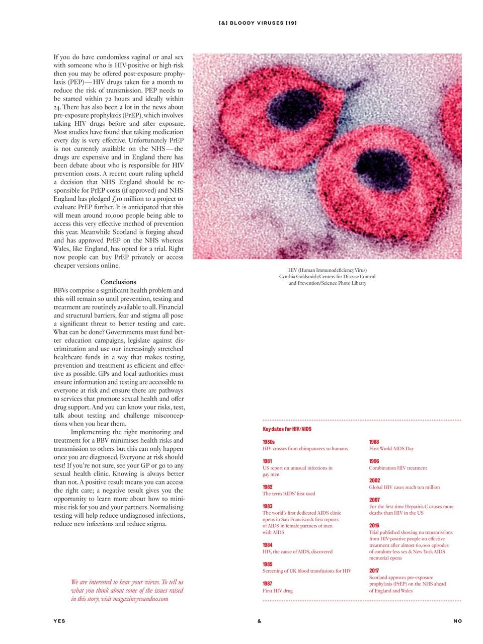 Yes & No Magazine Preview Pages