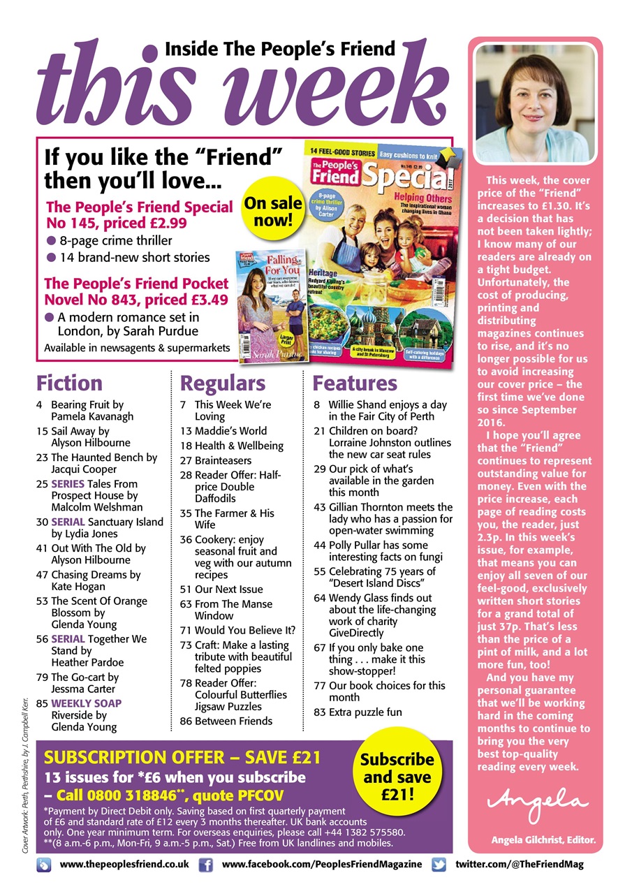 The People’s Friend Preview Pages