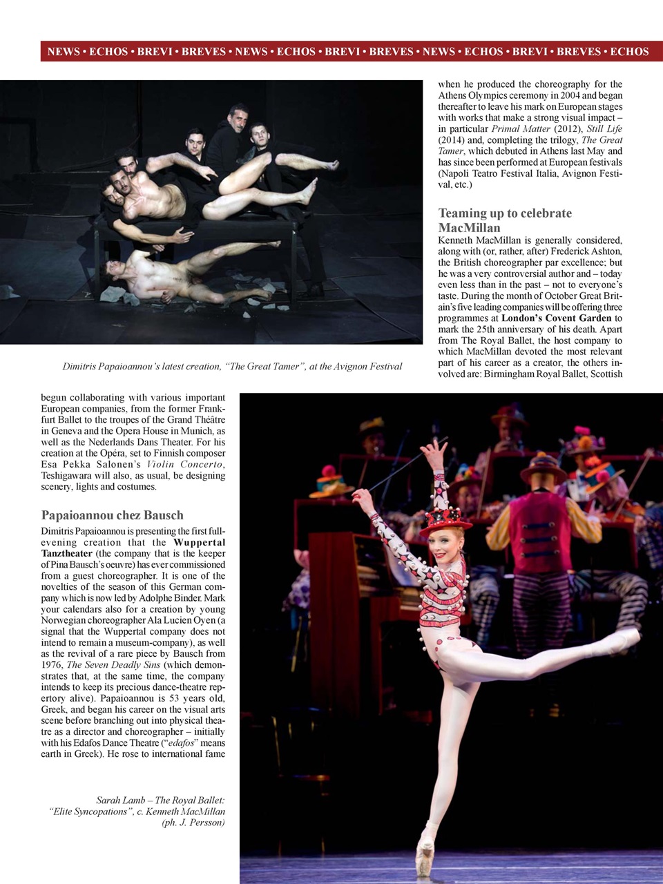 BALLET2000 English Edition Preview Pages