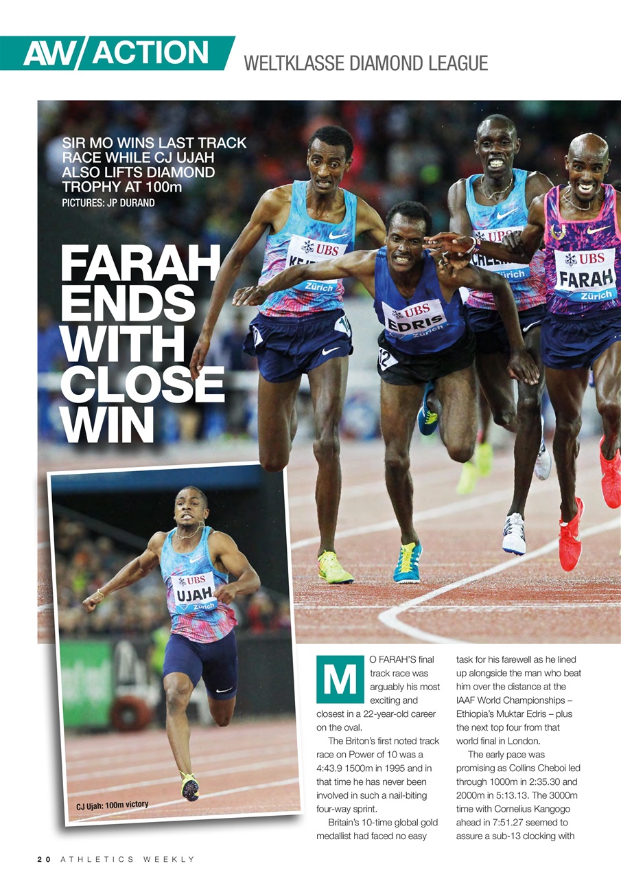 AW – Athletics Weekly Magazine Preview Pages