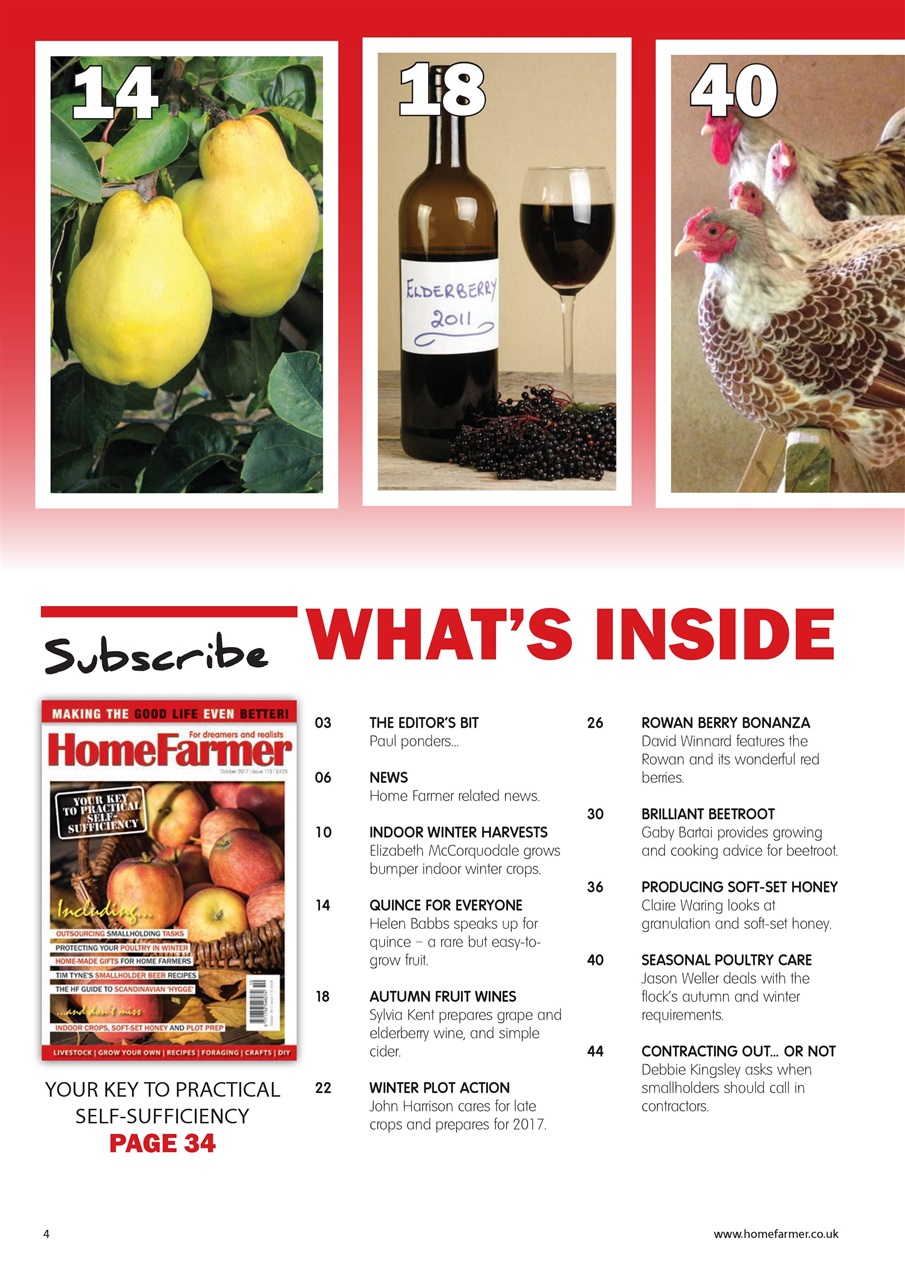 Home Farmer Magazine Preview Pages