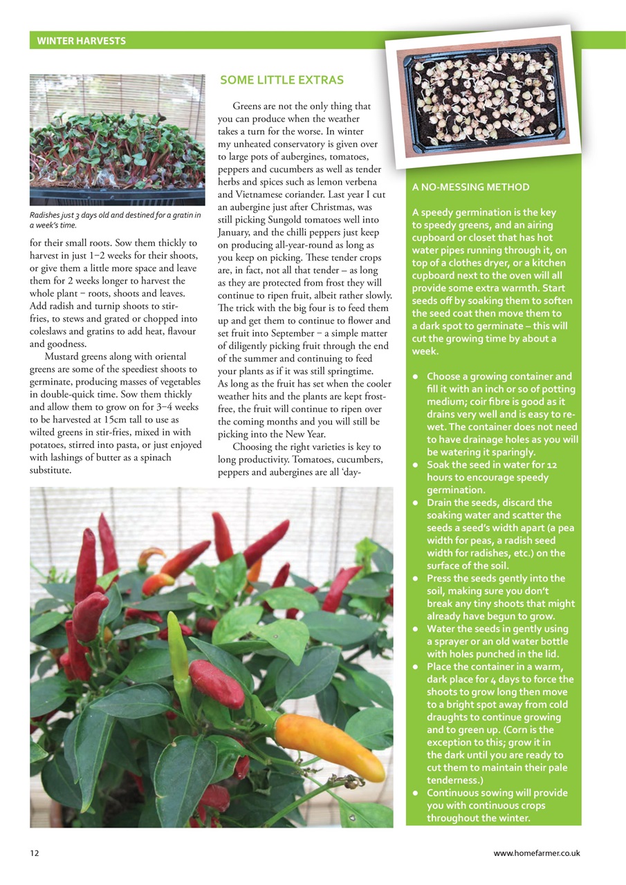 Home Farmer Magazine Preview Pages