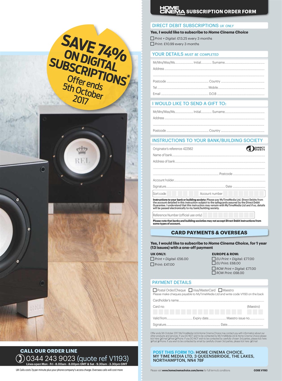 Home Cinema Choice Preview Pages