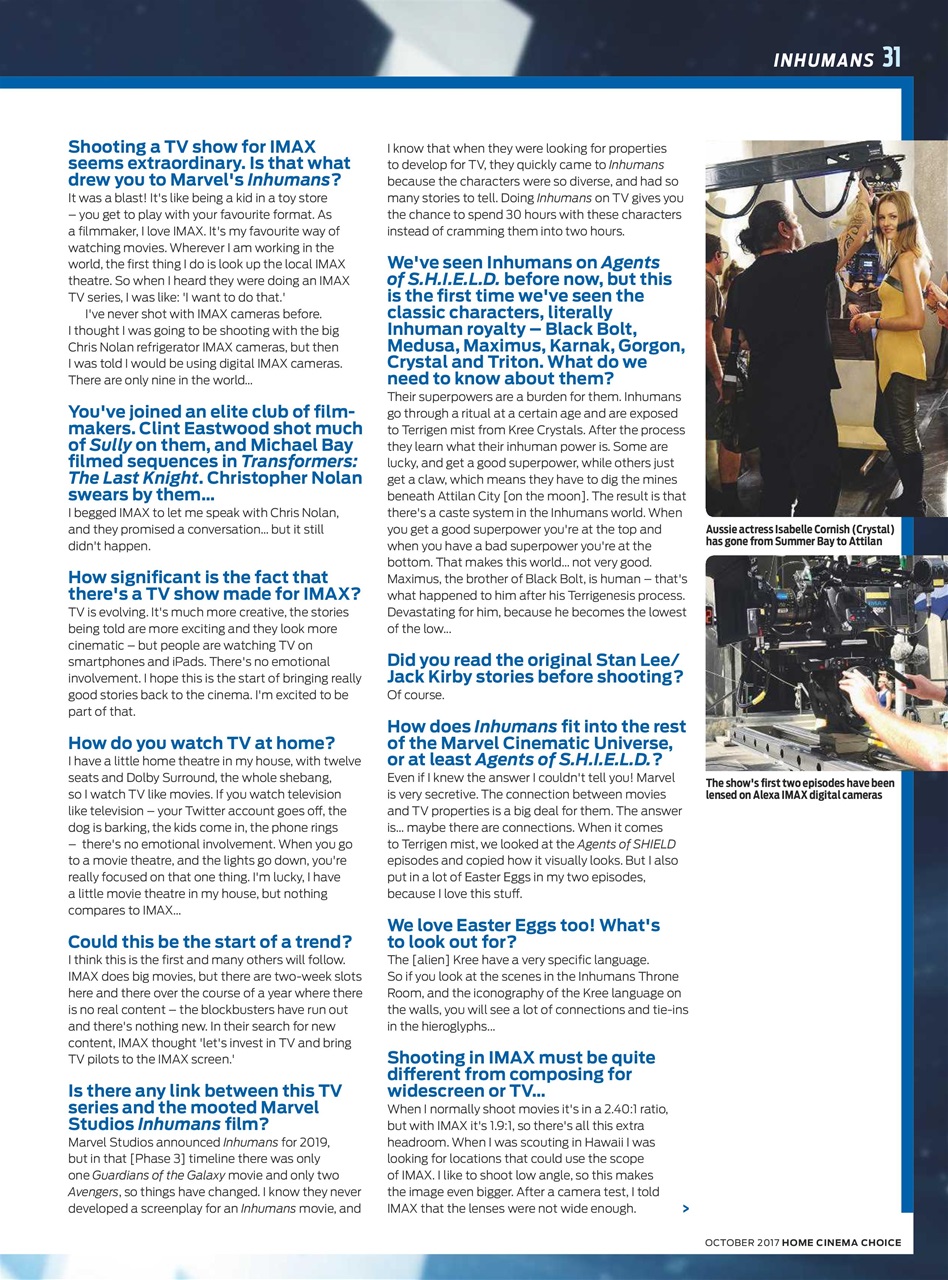 Home Cinema Choice Preview Pages