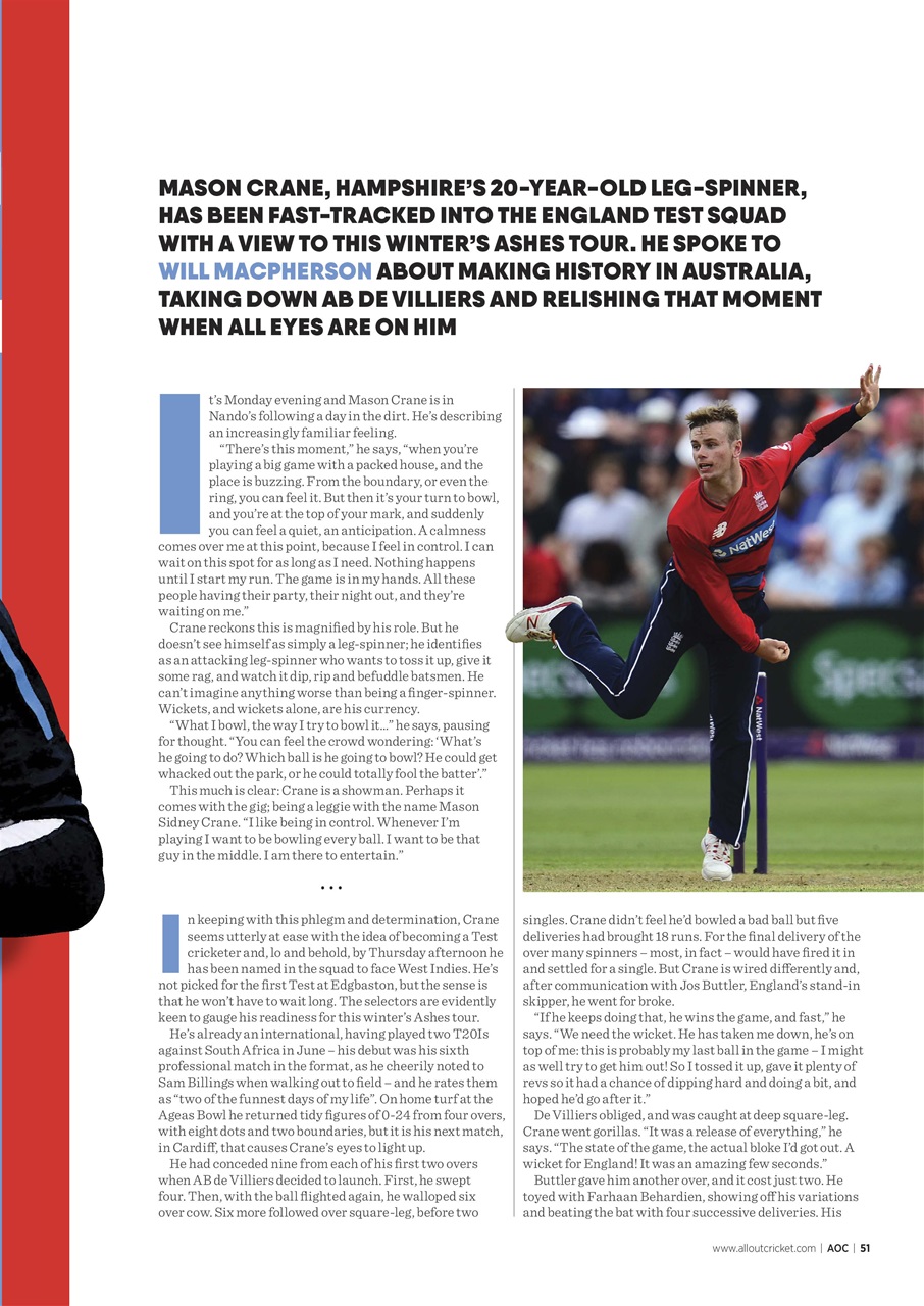 Wisden Cricket Monthly Preview Pages