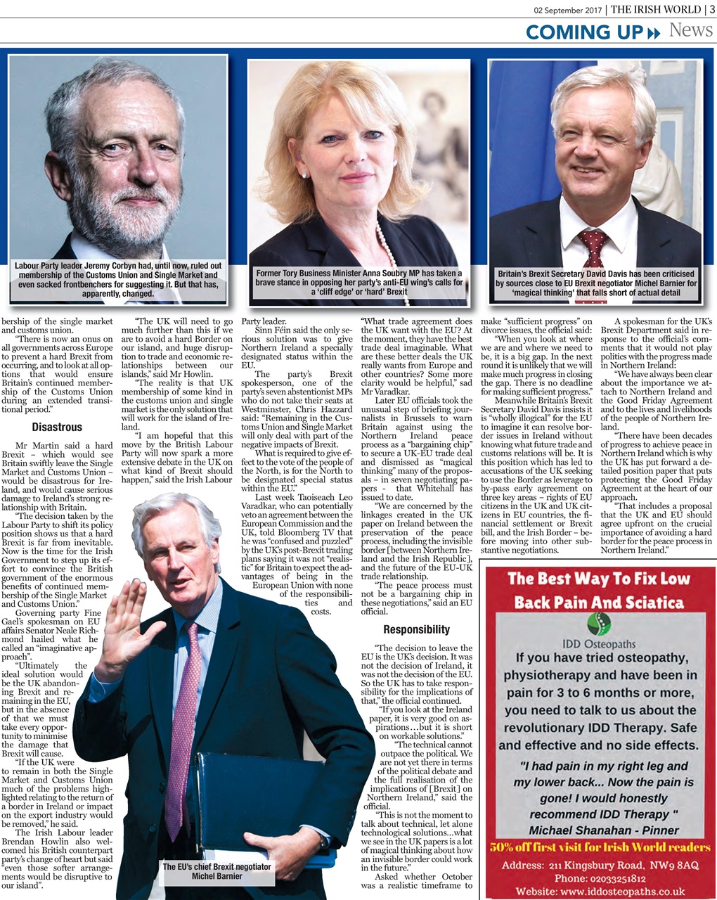 Irish World Preview Pages