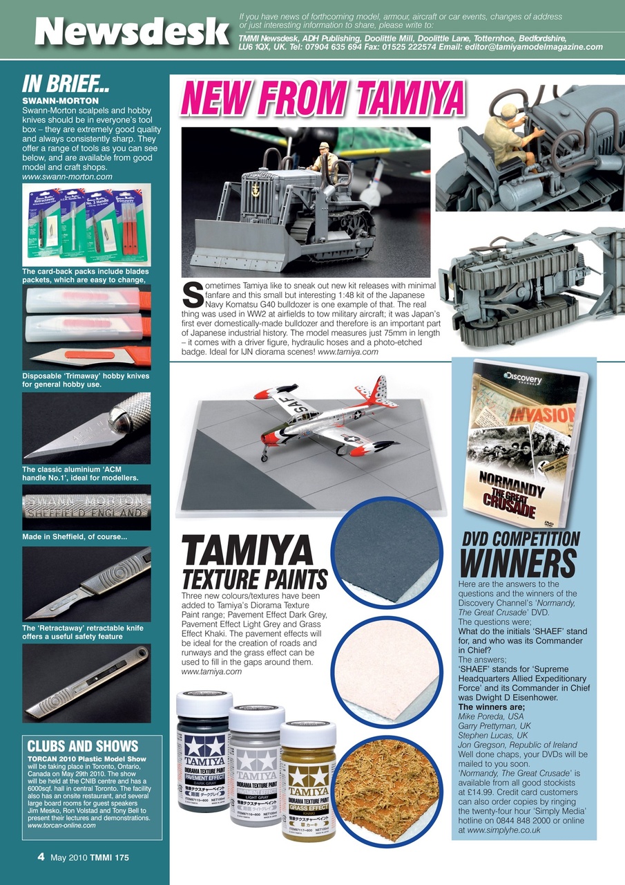 Tamiya Model Magazine Preview Pages