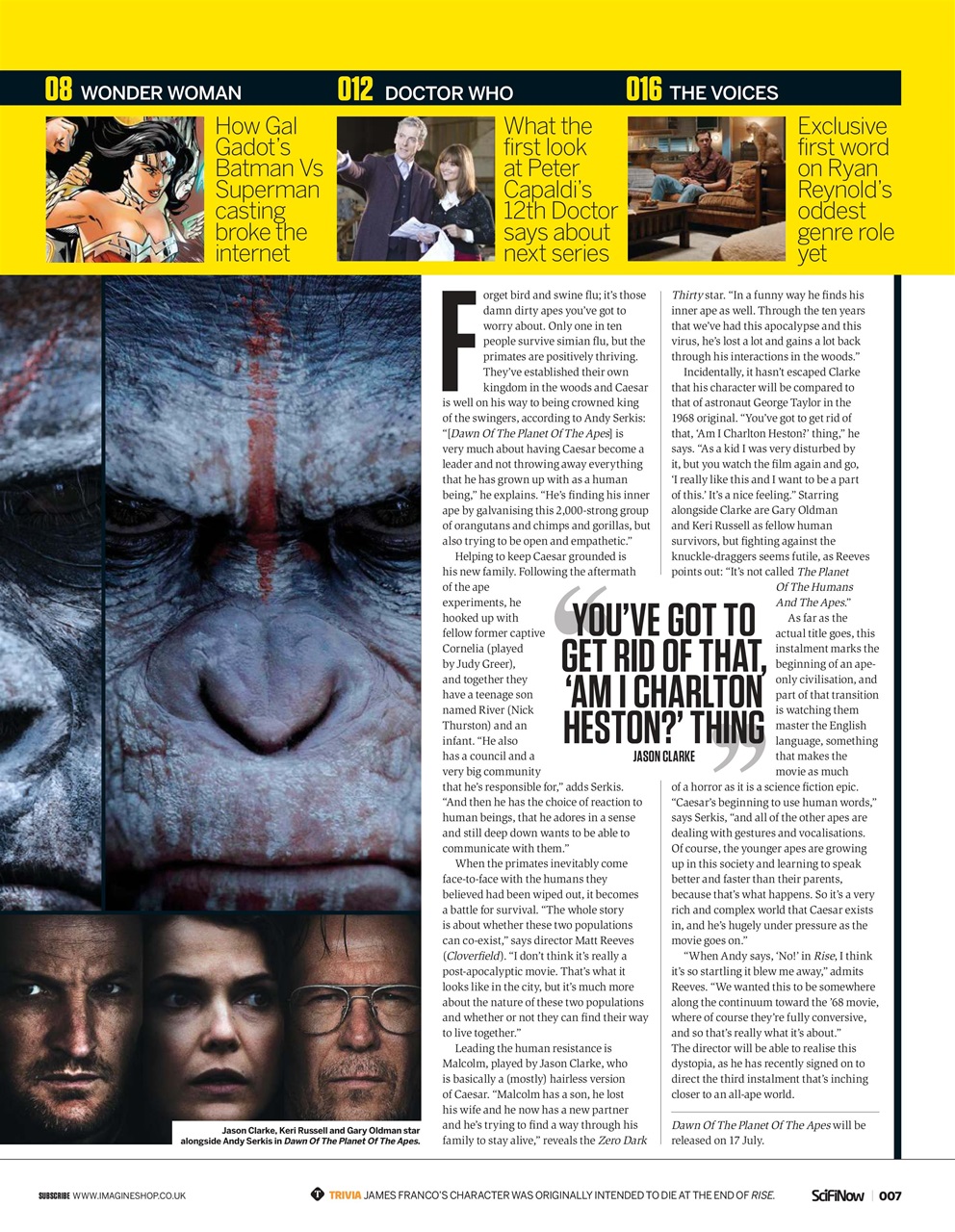 SciFiNow Preview Pages