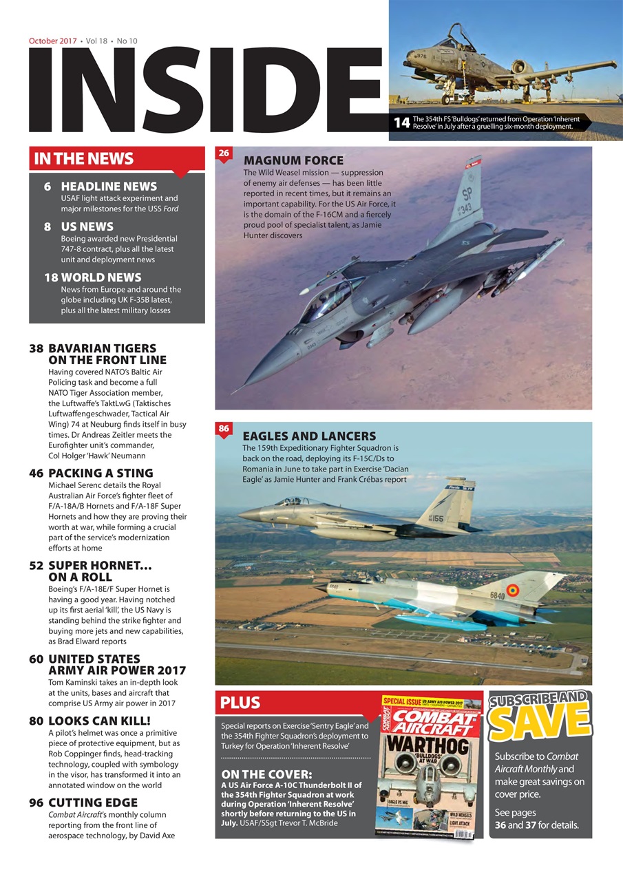 Combat Aircraft Journal Preview Pages