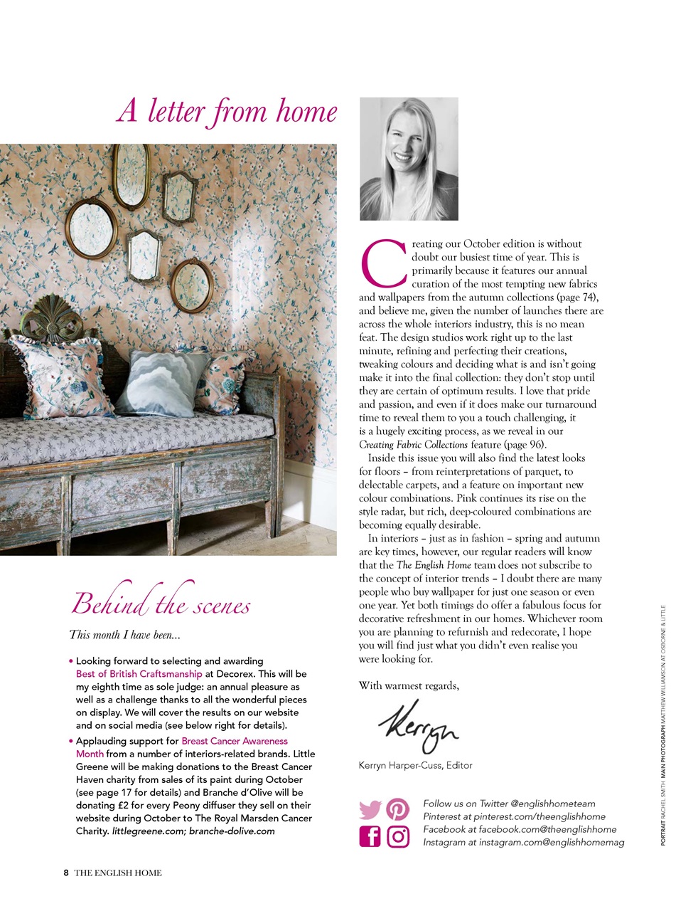 The English Home Preview Pages