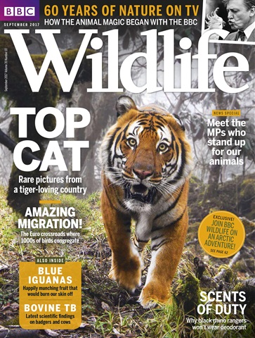 BBC Wildlife Magazine issue September 2017