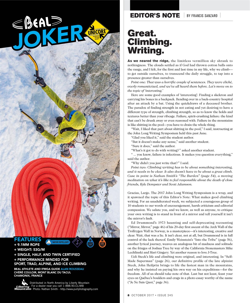 Rock and Ice Preview Pages