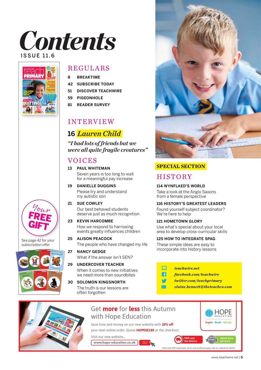 Teach Primary Preview Pages