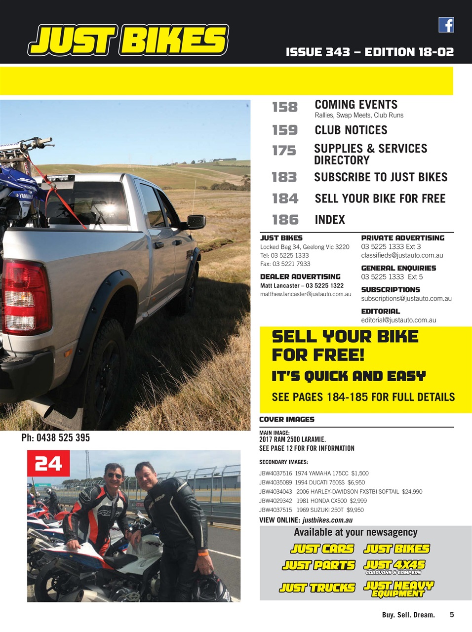 JUST BIKES Preview Pages