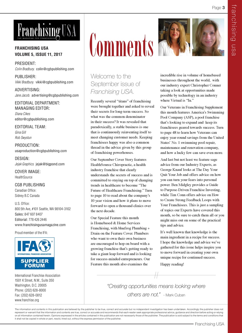 Franchising USA Preview Pages