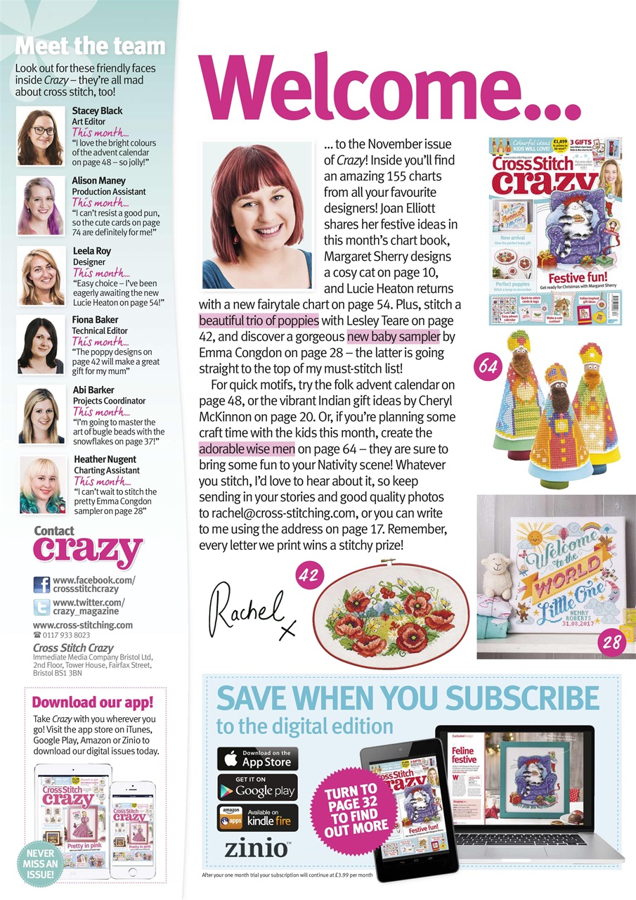 Cross Stitch Crazy Preview Pages