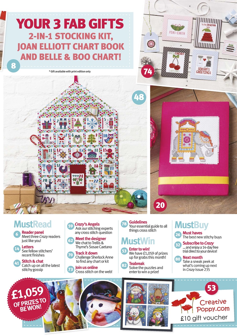 Cross Stitch Crazy Preview Pages