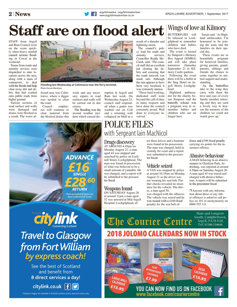 Argyllshire Advertiser Preview Pages
