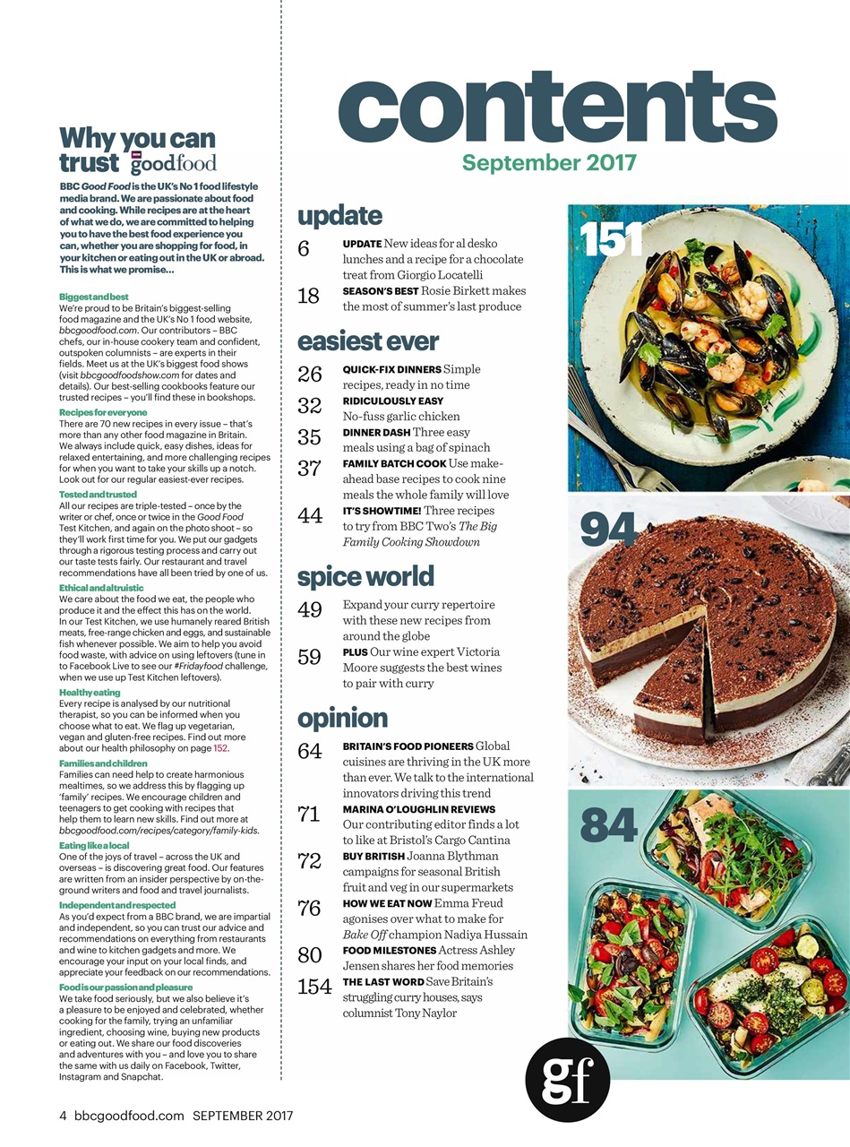 Good Food Magazine Preview Pages