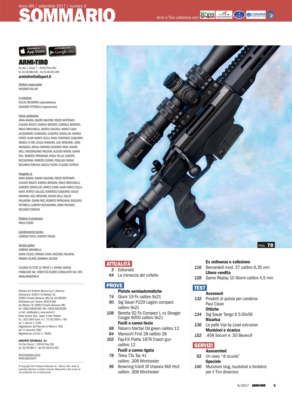 Armi E Tiro Preview Pages