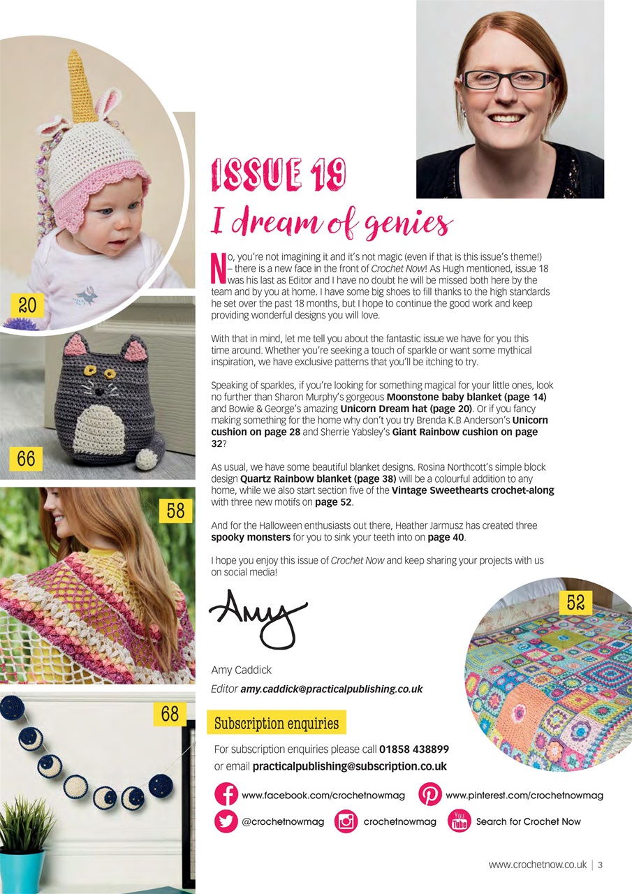 Crochet Now Magazine Preview Pages