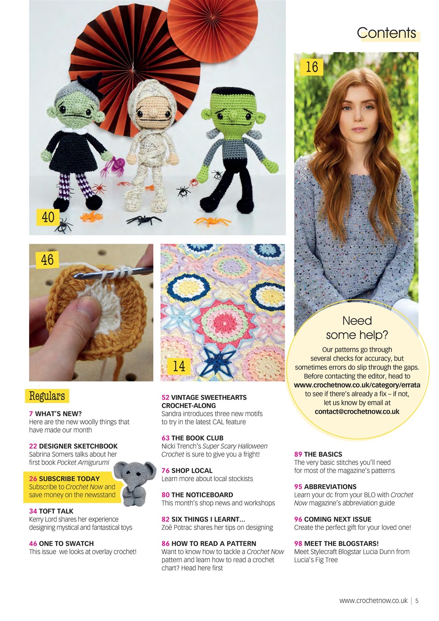 Crochet Now Magazine Preview Pages