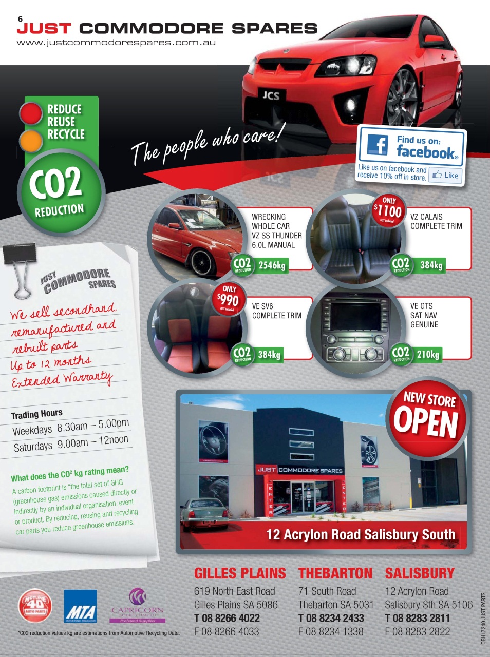 JUST PARTS Preview Pages