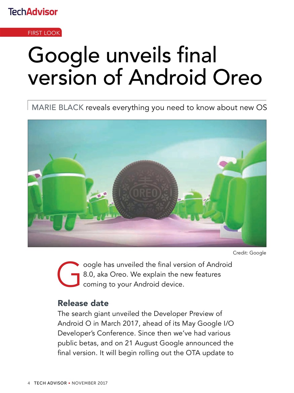 Tech Advisor Preview Pages