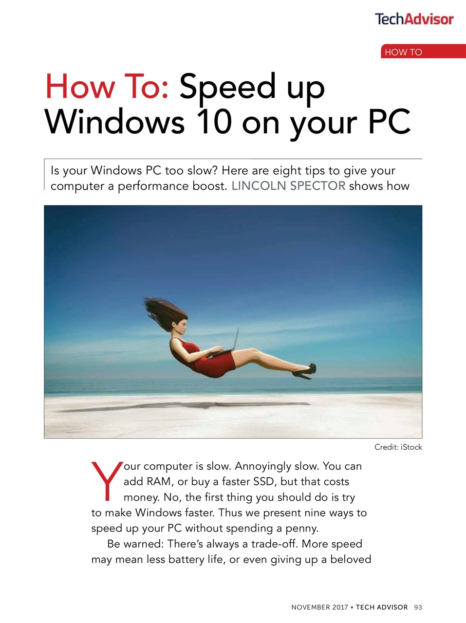 Tech Advisor Preview Pages