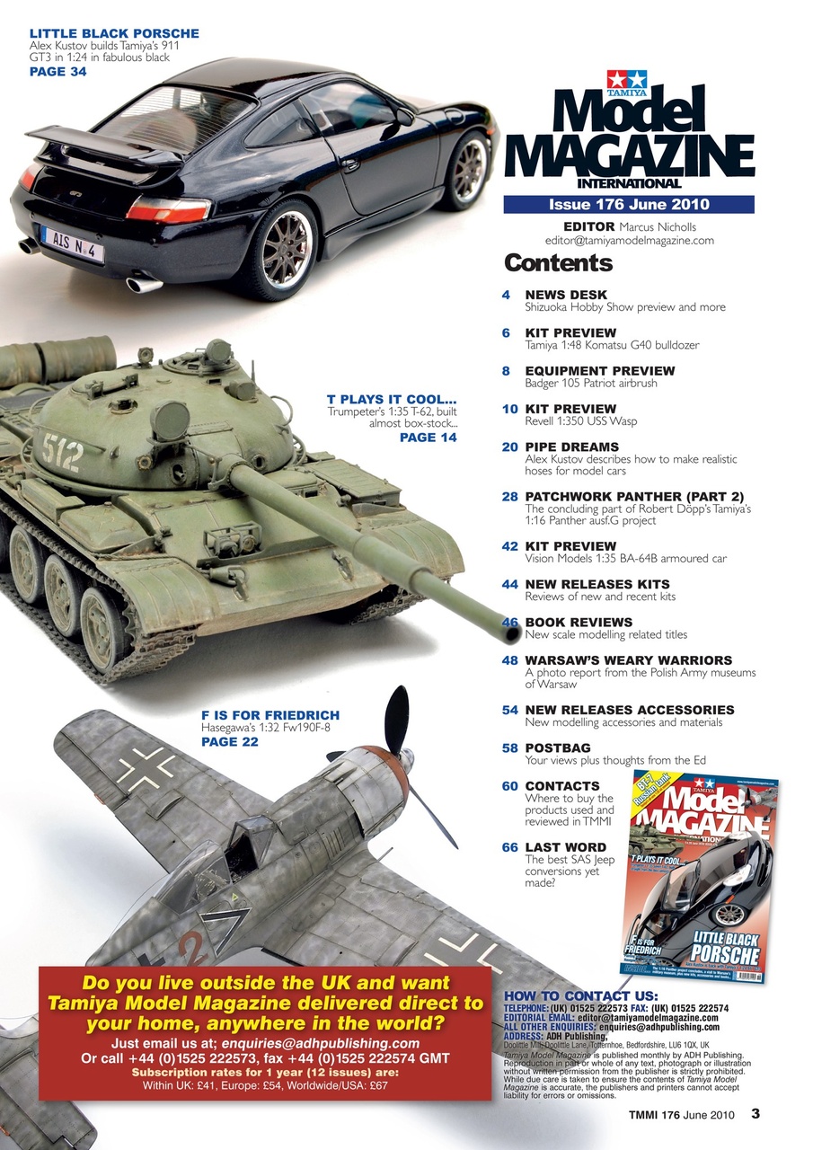 Tamiya Model Magazine Preview Pages