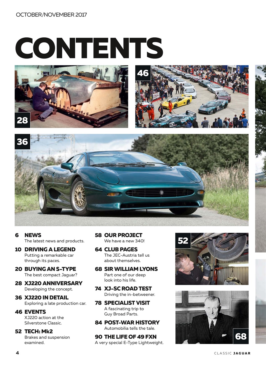 Classic Jaguar Preview Pages