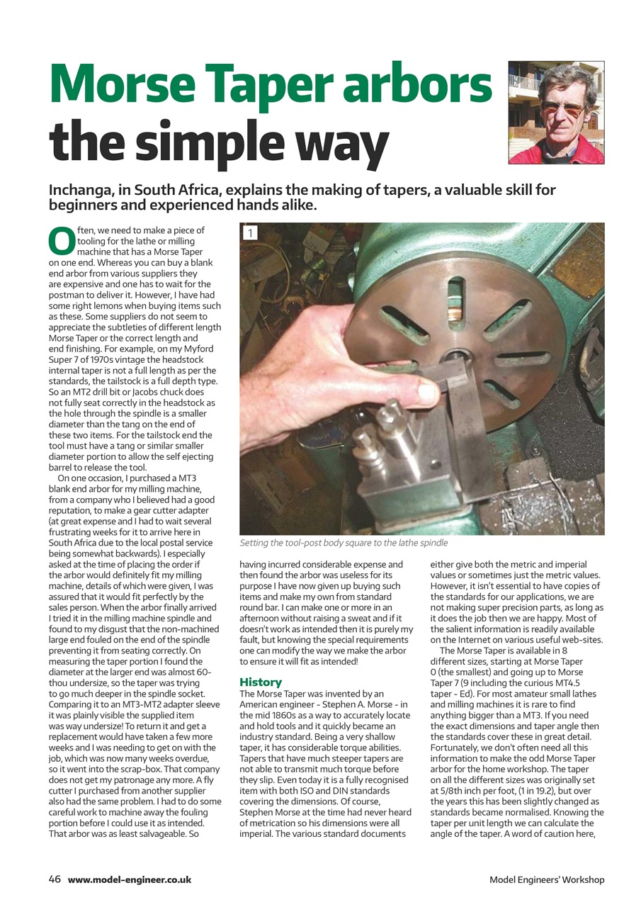 Model Engineer & Workshop Magazine Preview Pages