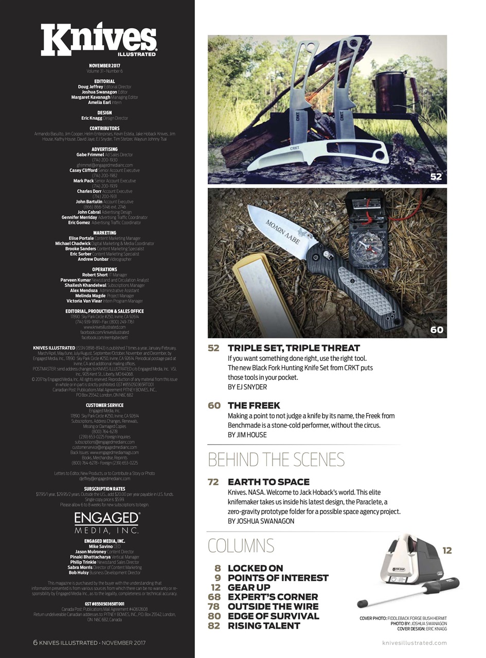 Knives Illustrated Preview Pages
