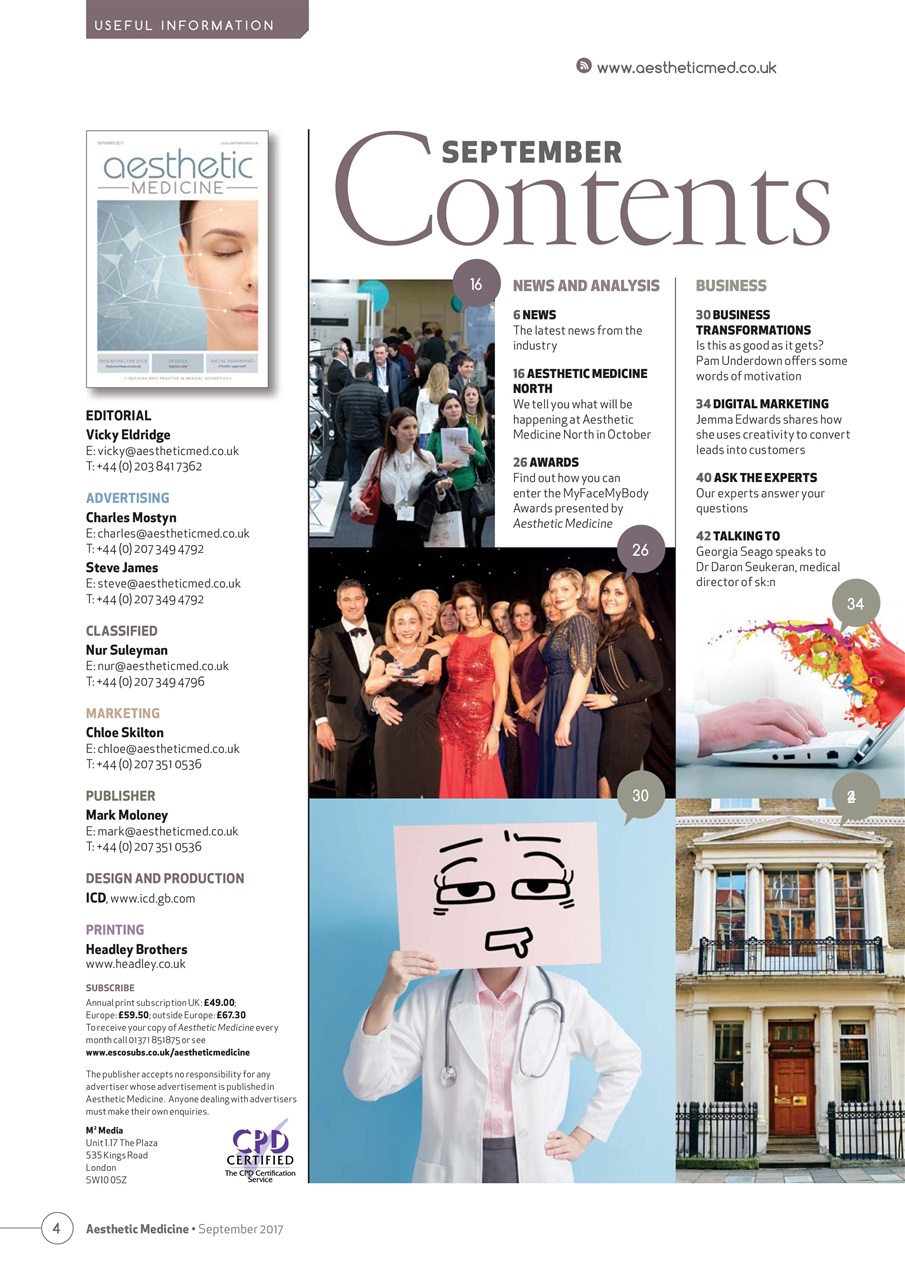 Aesthetic Medicine Preview Pages